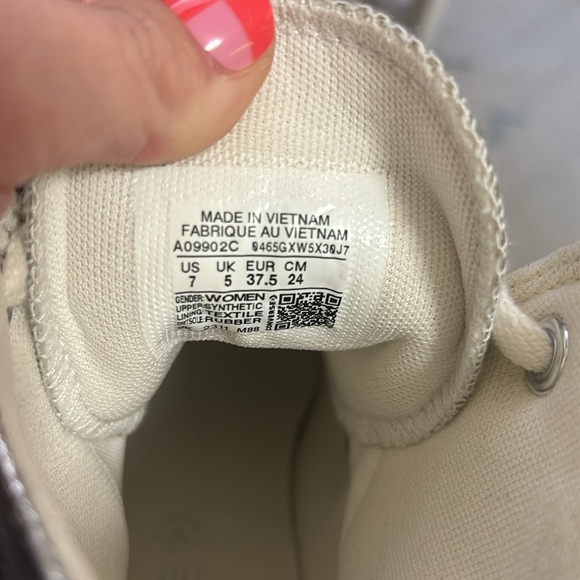 Converse Chuck Taylor All Star Lift Metallic High Top Platform Sneaker - Picture 11 of 11